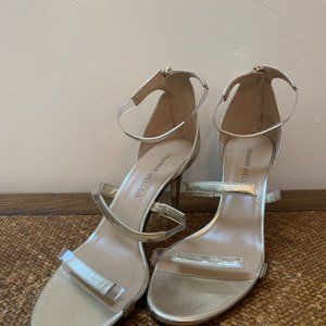 Tamara Mellon "Frontline" 75 in Soft Gold